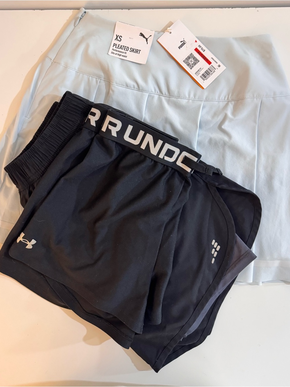 Bundle of 3 Under Armour Black Performance Running Shorts with Logo Waistband